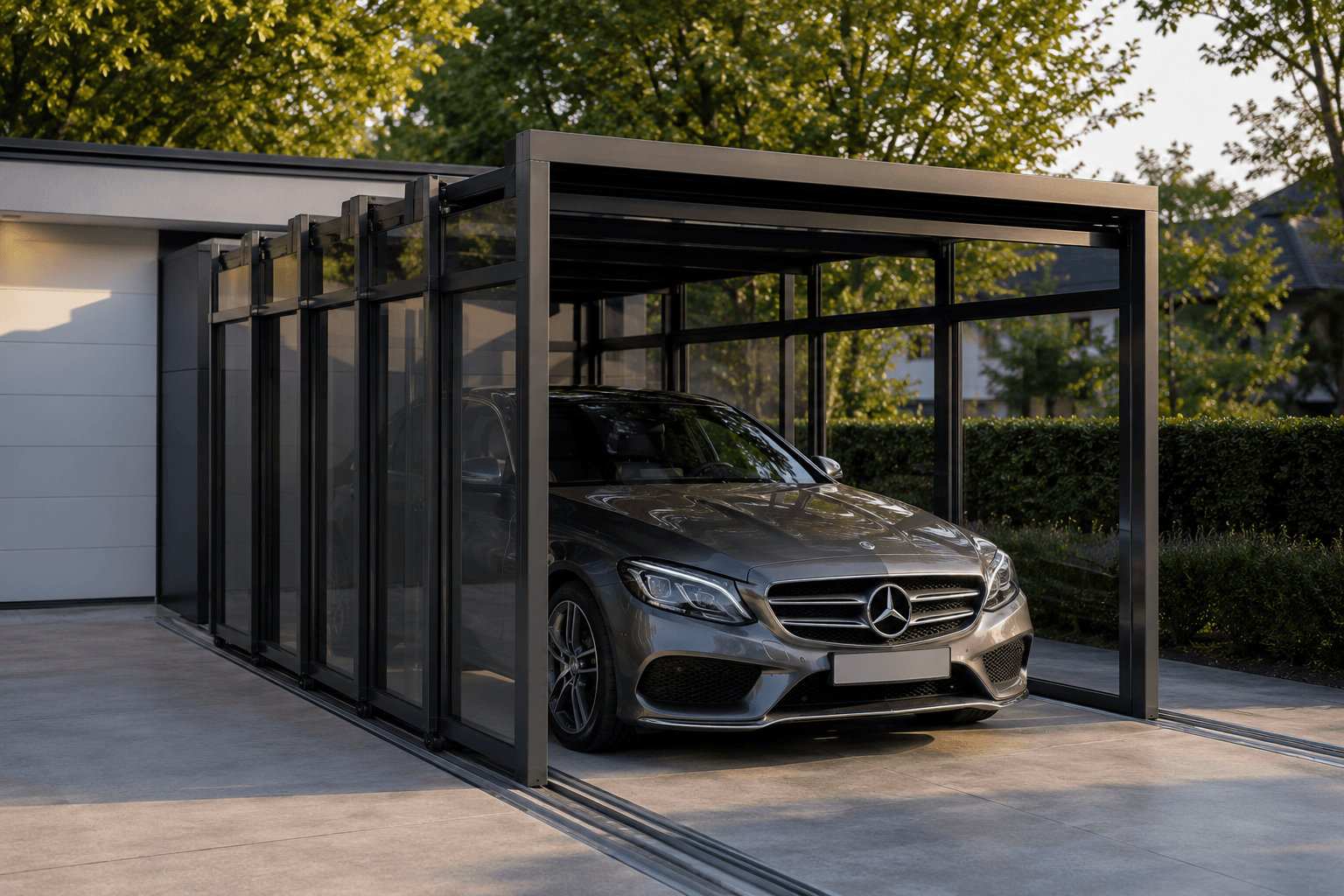 Electric Retractable Carports